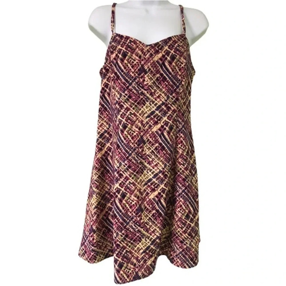 Femmes by C & A Vintage Geometric Slip Dress 10 - Picture 1 of 10